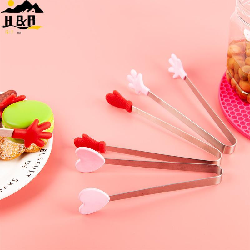 H&B 1PC Kitchen น่ารักซิลิโคนคลิปอาหารขนมปังบาร์บีคิวคลิปทนอุณหภูมิสูงและลวกคลิปซิลิโคน {th}