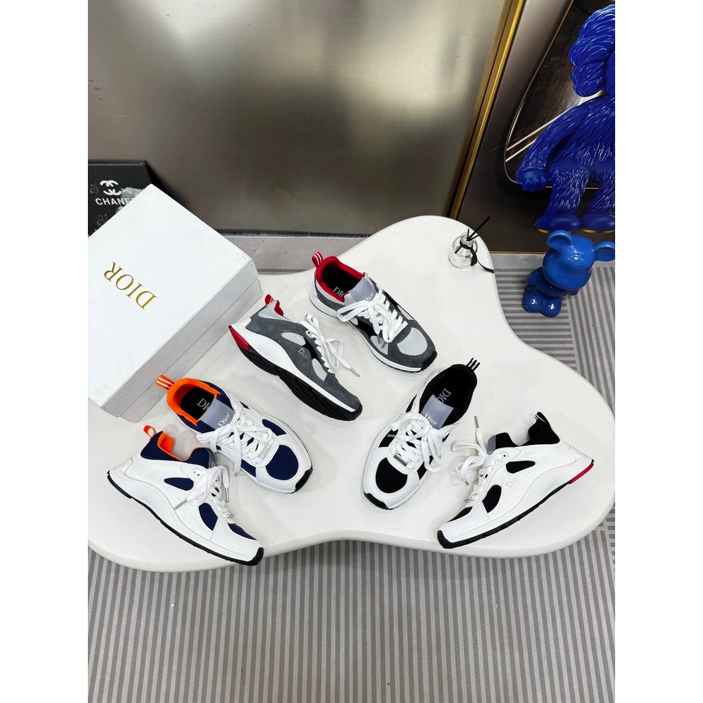 Dior Dior Daddy รองเท้า 25 S สไตล์ใหม่หนาSoled Casual Daddy รองเท้าผู้หญิง Retro การฝึกอบรมเยอรมันกี