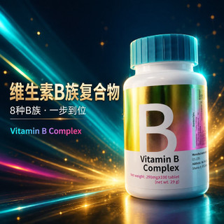 Dietary supplements containing multiple vitamins, including B vitamins and B complex.