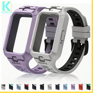 สายรัดกรณีซิลิโคน for Smart Watch Huawei Band 11 / Huawei Band 11 Pro อุปกรณ์ปกป้องหน้าจอกีฬา for Huawei Band 11 NFC