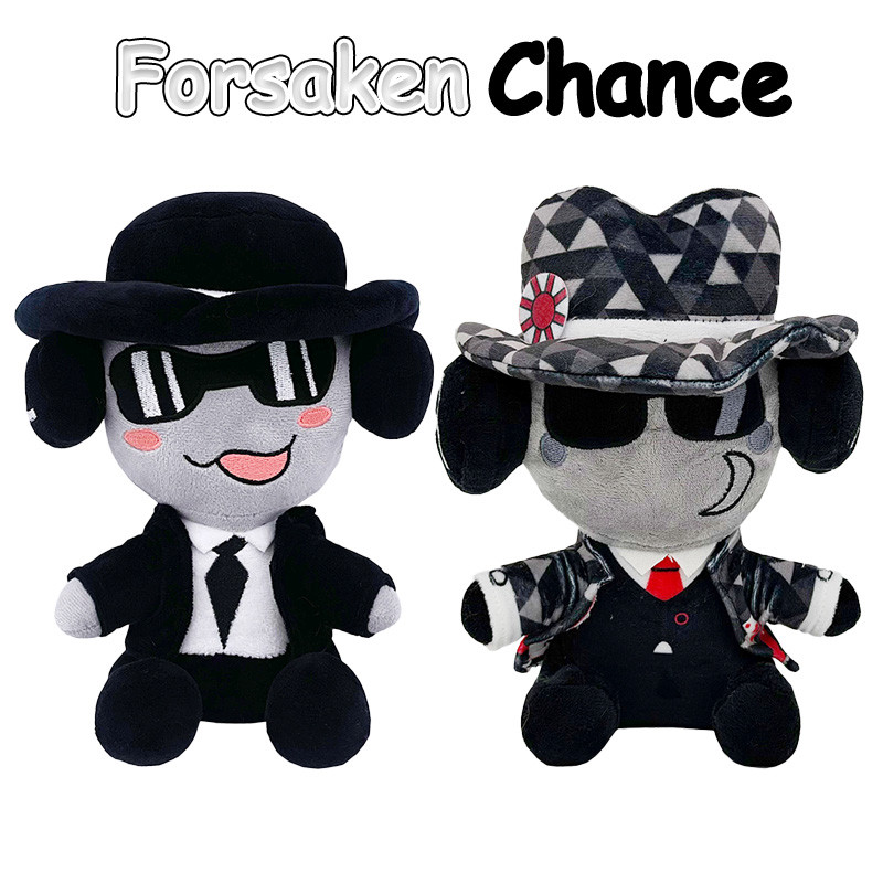 Mobster Forsaken Chance Plush Roblox Forsaken เกมยัดตุ๊กตานุ่มของเล่นเด็กของขวัญวันเกิด