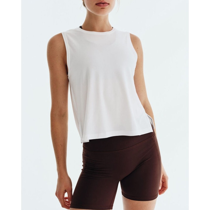 H&M(เอชแอนด์เอ็ม) เสื้อเวสท์สไตล์บ็อกซี่สำหรับกีฬา พร้อมเทคโนโลยี DryMove™ ผู้หญิง 1256611_7