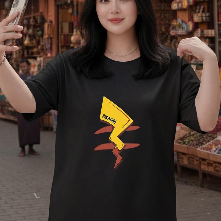 2Y666 [AIYOU] M-5XL เสื้อยืดผู้หญิง Baju Perempuan สไตล์ PLUS ขนาด Crop Top เสื้อผ้า PLUS ขนาด Wanit