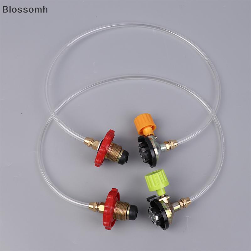 Blossomh Camping เตาแก๊ส อะแดปเตอร์เติมถังแก๊ส Outdoor Cassette อุปกรณ์เสริมวาล์วถังแก๊ส