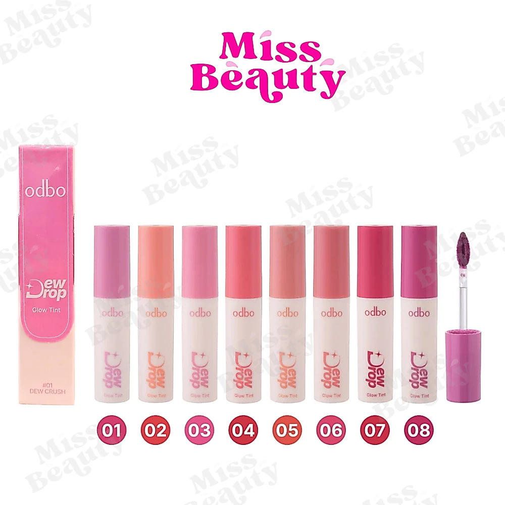 OD5027 ODBO Dew Drop Glow Tint โอดีบีโอ ดิว ดรอป โกลว์ ทินท์ 3 กรัม ลิปทินท์