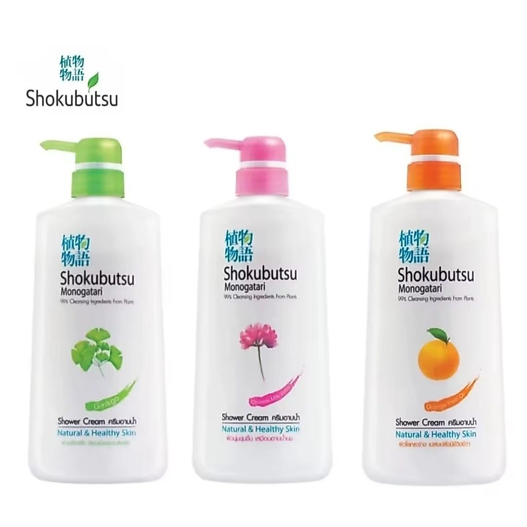 ครีมอาบน้ำ Shokubutsu Monogatari บำรุงผิวชุ่มชื้นยาวนาน ขนาด 500 มล.