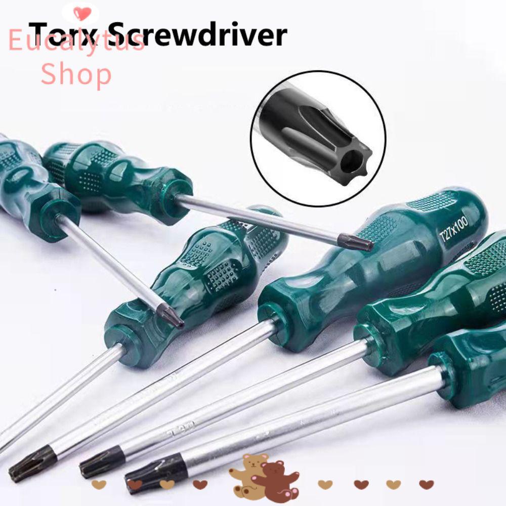 EUCALYTUSS Torx ไขควง, 400 มม.พร้อมไขควงหกเหลี่ยมรู,เครื่องมือคุณภาพสูง T15 T20 T25 T30 ไขควงอัลเลน