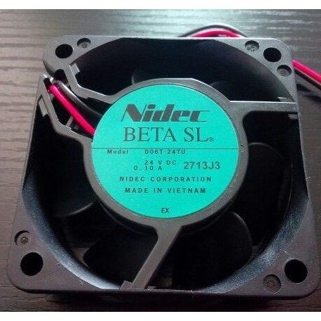 NIDEC D06T-24TU 6025 24V 0.1A 6cm Cooling FW074-0354E11 พัดลม 12V