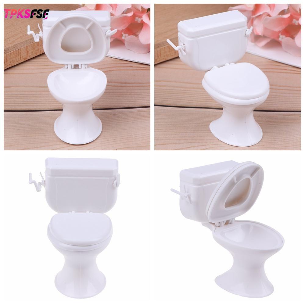 TPKSF Miniature ห้องน้ําหัตถกรรมของเล่นเครื่องประดับห้องน้ําตุ๊กตาอุปกรณ์เสริม