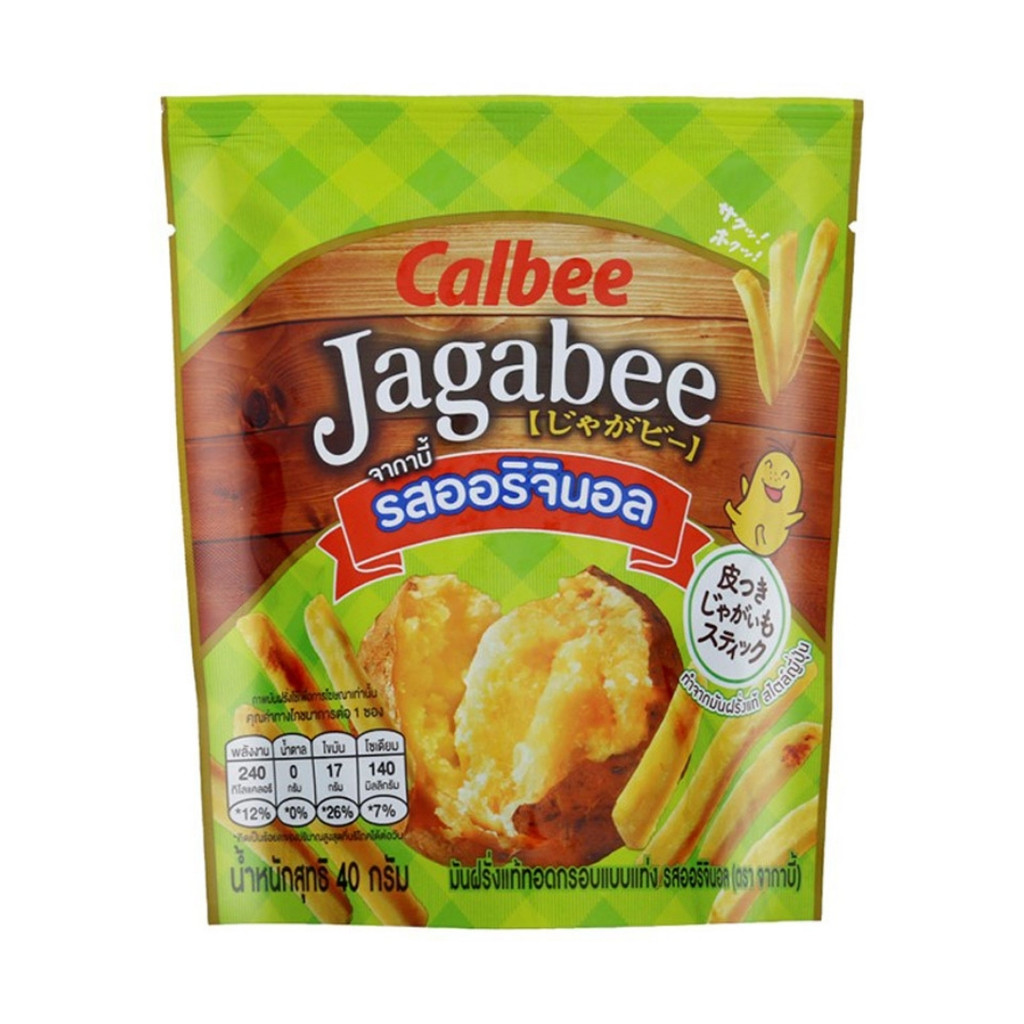 คาลบี้ จากาบี้แท่งออริจินอล Calbee Jagabee Original 40g.
