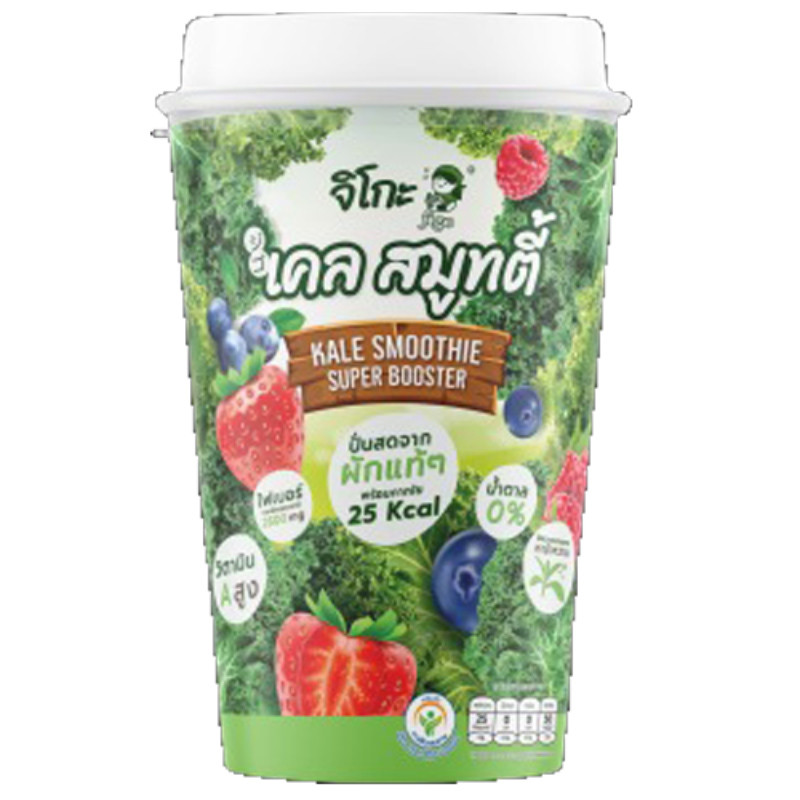 จิโกะเคลสมู้ทตี้ 220มล. Jigo Kale Smoothie 220ml. [หมายเลขบาร์โค้ด 8857126952032 ]