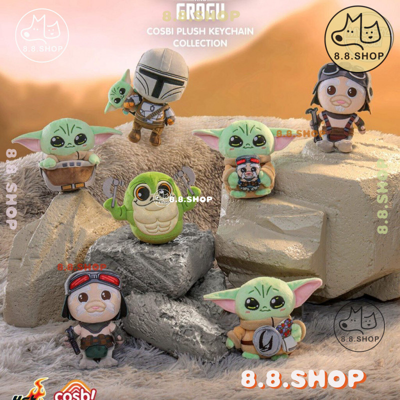 ✨8.8 ร้าน✨[รูปแบบที่มีจําหน่าย] ของเล่นสุดฮอตของแท้ Mandalorian and the Ancient COSBI Series Plush Doll Mystery Box✨