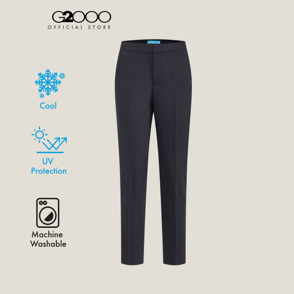 G2000 กางเกงสูทสำหรับผู้หญิง Cigarette Shape ทรง Cigarette Shape รุ่น 5625212696 สีเทา
