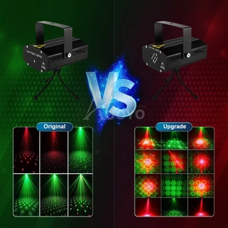 เลเซอร์ไฟเวทีปาร์ตี้โปรเจคเตอร์ไฟ Discoball โคมไฟดีเจดิสโก้เสียงเปิดใช้งาน S Trobe ไฟ RGB Led Laser P Rojector