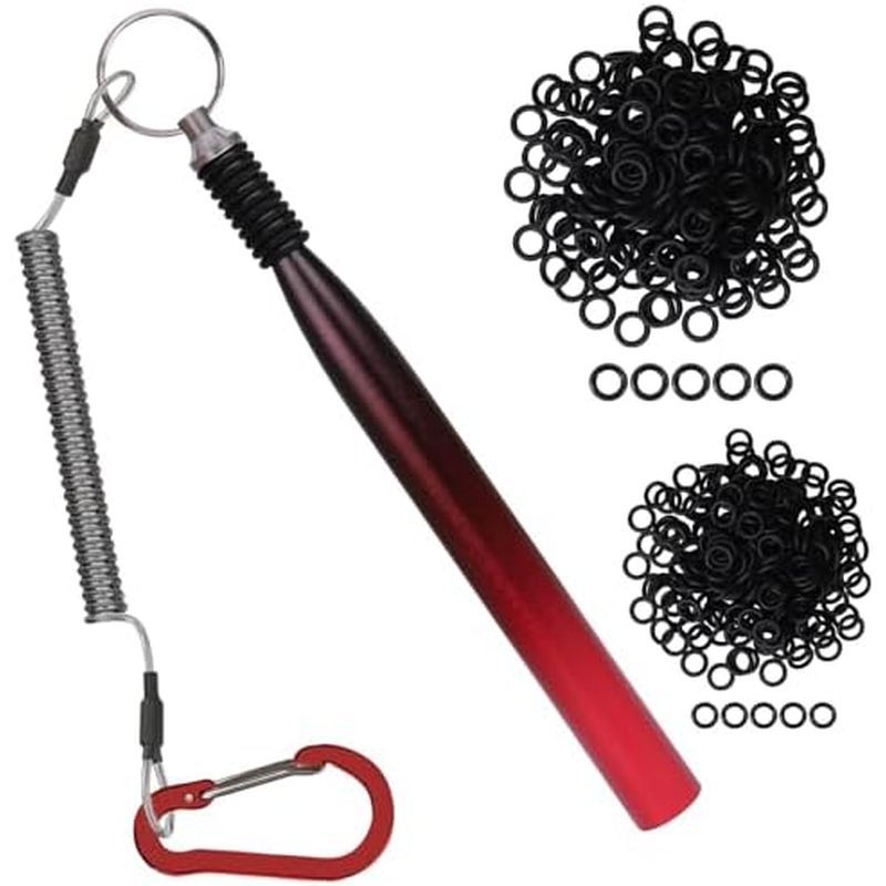 TRUSCEND Gradient Fishing Wacky Rig เครื่องมือซิลิโคน O แหวน 210 ชิ้นสําหรับ 3 "-4" และ 5"-7" เหยื่อ