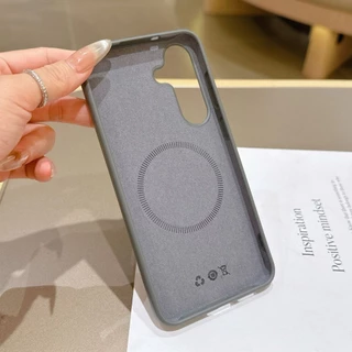 เคสเรียบหรูซิลิโคนเหลว Samsung S25 S24 FE A17 A37 A57 กันลายนิ้วมือกันกระแทก