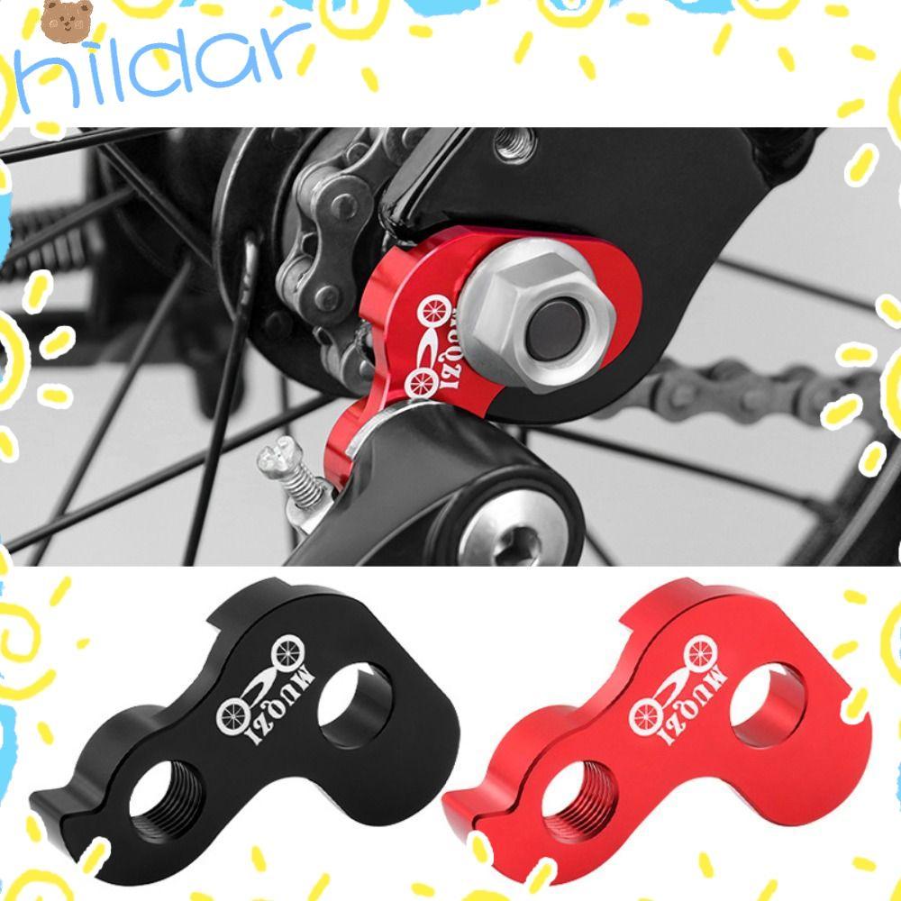 HLAR ที่แขวนตีนผีด้านหลัง, อลูมิเนียมอัลลอยด์น้ําหนักเบาด้านหลัง Derailleur Tail Hook, สีดําสีแดงกรอบจักรยานด้านหลัง