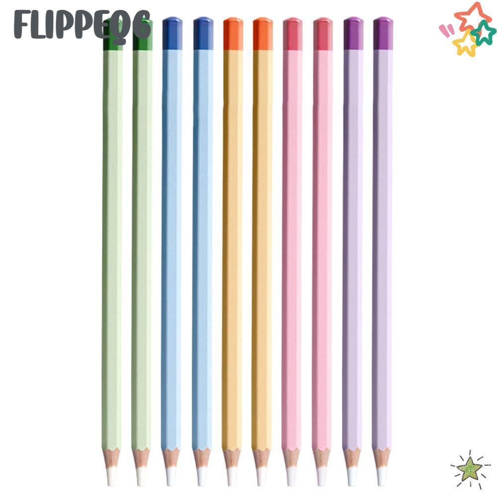 FLIPPEQ6 6 ชิ้น/เซ็ตยางลบดินสอ,ไม่มียางลบรูปร่างดินสอเศษ,คุณภาพสูงโดยไม่ต้องเครื่องหมาย Leaving พร้อมกบเหลาดินสอยางลบยางนักเรียน