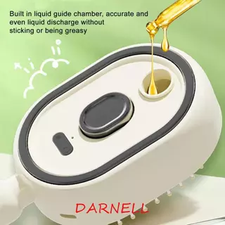 DARENL แปรงหวีสเปรย์ไฟฟ้า, ดูแลเส้นผมมัลติฟังก์ชั่นสเปรย์แสงสีแดงหวีนวด, ป้องกันผมชี้ฟูถังขนาดใหญ่หนังศีรษะบํารุงแบบพกพา 2-In-1 Misting ผมแปรงผู้หญิง
