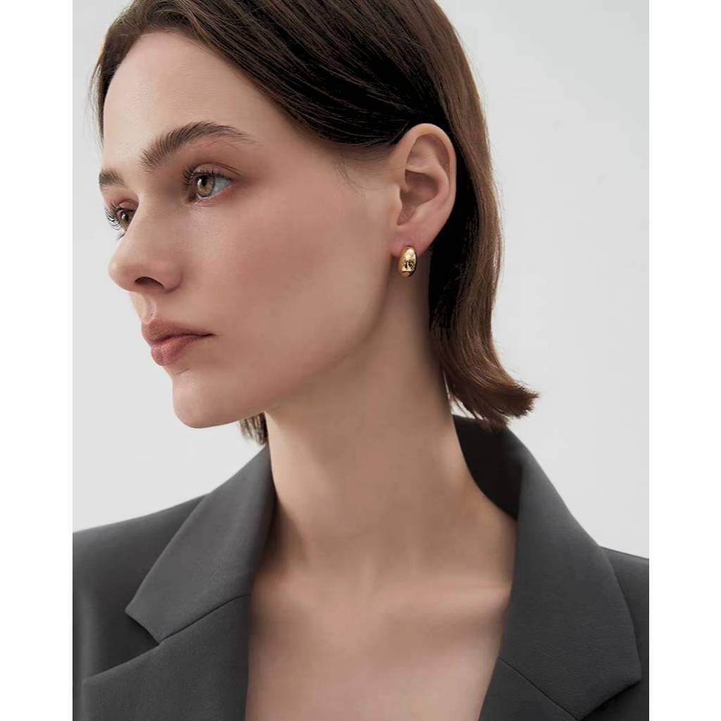 LULU Nuttale Stainless Steel (YSS-3002) ต่างหู สแตนเลสสตีล