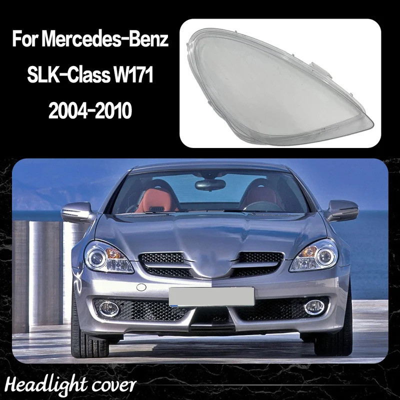 รถไฟด้านหน้าสําหรับ Benz SLK-Class W171 SLK280 300 350 2004 - 2010 ฝาครอบไฟหน้า B