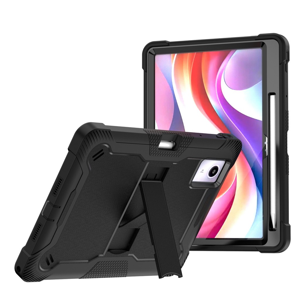เคสเกราะสําหรับ Lenovo Tab Idea 11 2025 /Idea Tab Plus 12.1 เคสกันกระแทก Kickstand ฝาครอบแท็บเล็ต