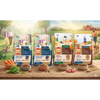 SmartHeart GOLD Fit&Firm อาหารเม็ดสุนัขสมาร์ทฮาร์ทโกลด์ ฟิตแอนด์เฟิร์ม7+ ขนาด 1.5 กก.