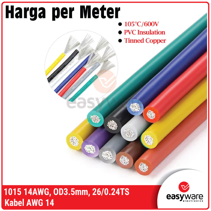 AWG14 สาย 1015 สาย AWG 14 สาย 14 AWG CABLE TINED COOPER PER METER