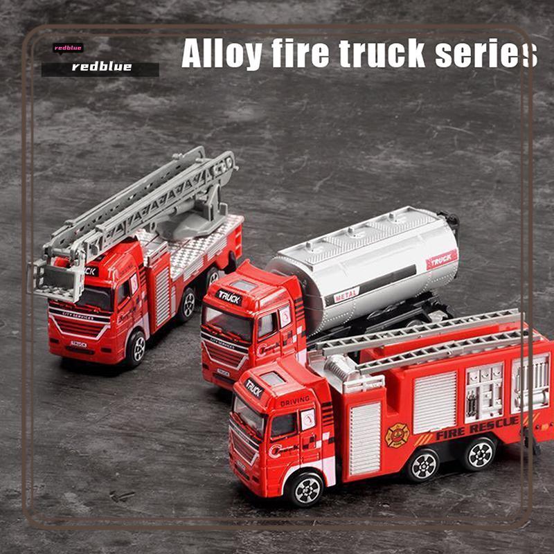 ใหม่ 1 ชิ้นของเล่นเด็กโลหะผสม Fire Tru 1:32 จําลองดับเพลิงรถกู้ภัยDiecastบันไดดับเพลิงวิศวกรรมยานพาหนะรุ่นของขวัญวันเกิดร้อน