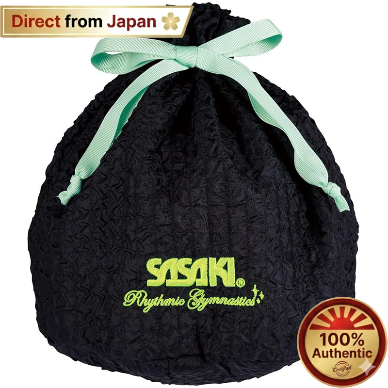 【Japan Quality】
SASAKI Gymnastics Ball Case - Mint Green & Neon Yellow, Holds One Ball