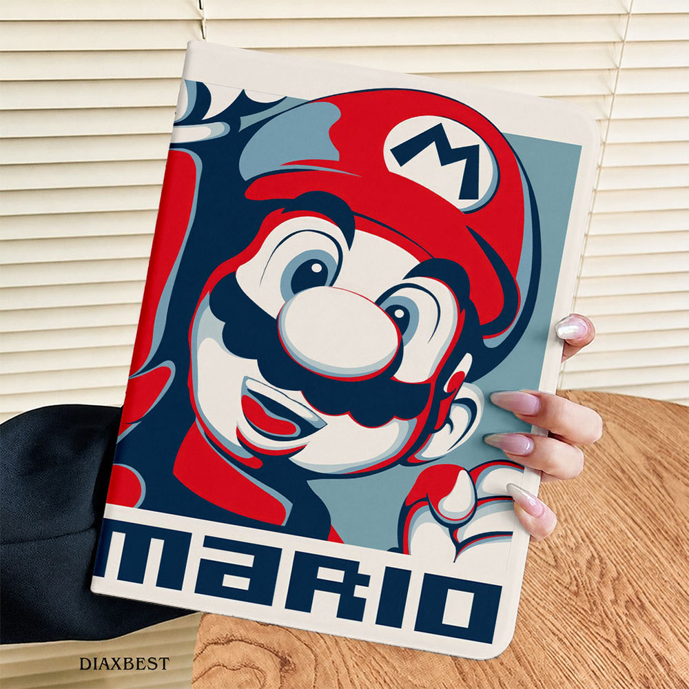 Mario แท็บเล็ต Y สําหรับ iPad Gen11 10 A16 air 4/5/6/7/8 M4 Pro 11 13 M5 gen5 6 7 8 9 10.2 9.7in air