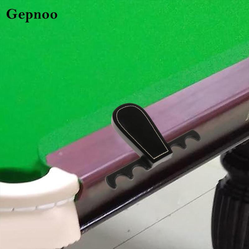 Gepnoo ขาตั้งคิวสระว่ายน้ําแบบพับได้ PU ที่วางไม้บิลเลียด Nonslip แบบพกพาสําหรับคลับตารางและอุปกรณ์สนุ๊กเกอร์