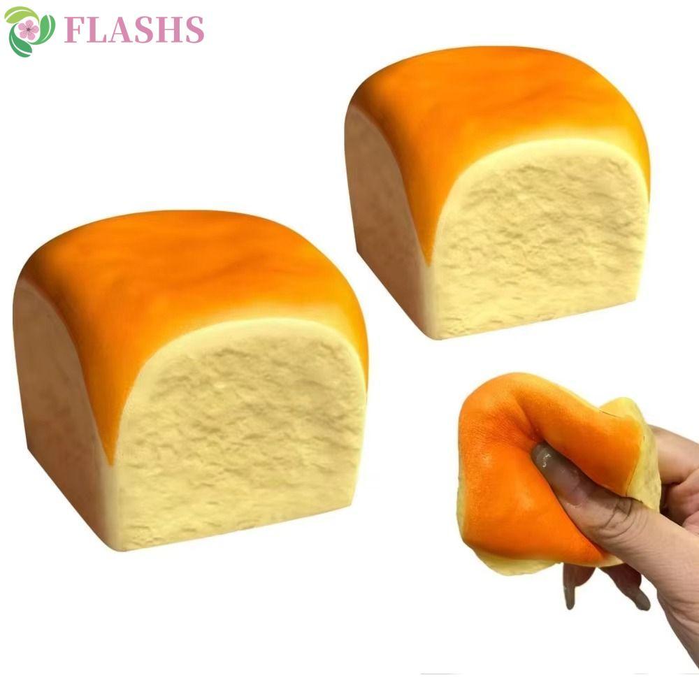 FLASHSYN ขนมปังฮาวาย Squishy, จําลองมือผ่อนคลาย Sensory Fidget Ball, ของขวัญเด็กช้า Rising Soft Calming Sticky ช้า Rebound ของเล่นเด็กผู้ใหญ่