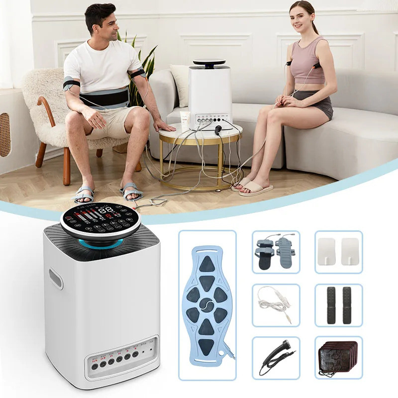 JIUya ODM OEM ไฟฟ้า Meridians นวดเครื่องบําบัดอัลตราโซนิกอุปกรณ์ความงามสําหรับร่างกายด้วย EMS เท้าคอ