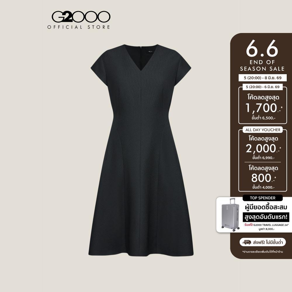 G2000 เดรสสำหรับผู้หญิง Fit & Flare Shape รุ่น 5123115699 BLACK