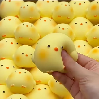 Super Soft น่ารัก Chick Fidgets ของเล่น Squishy Kawaii สัตว์บีบของเล่นความเครียดบรรเทาของเล่นสําหรับความวิตกกังวล ADHD ของขวัญสําหรับผู้ใหญ่ของขวัญ