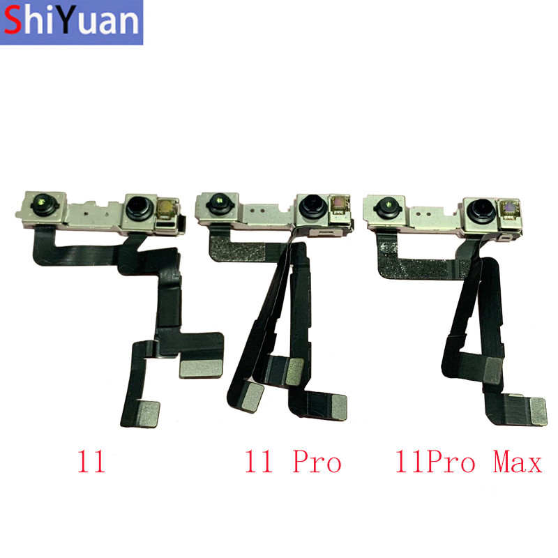 กล้องหน้า Flex สําหรับ iPhone 11 11Pro 11Pro MAX ด้านหน้า Facing เลนส์กล้อง Proximity Sensor Flex Cable เปลี่ยน