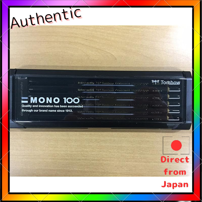 TOMBOW MONO 100 HB Wooden Case Pencils 12-Pack