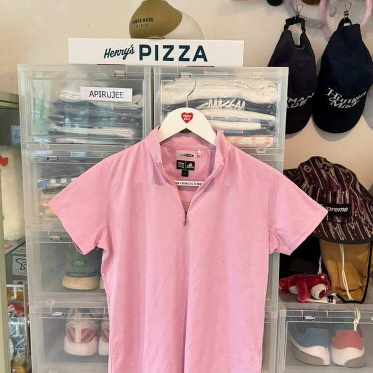 💗Adidas acquard Quarter-Zip Polo Shirt💗