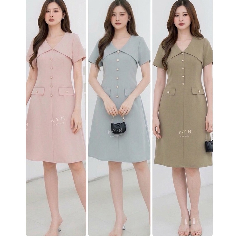 K•Y•N New Collection ชุดเดรสทำงาน ออกงาน TAG K•Y•N #5168
