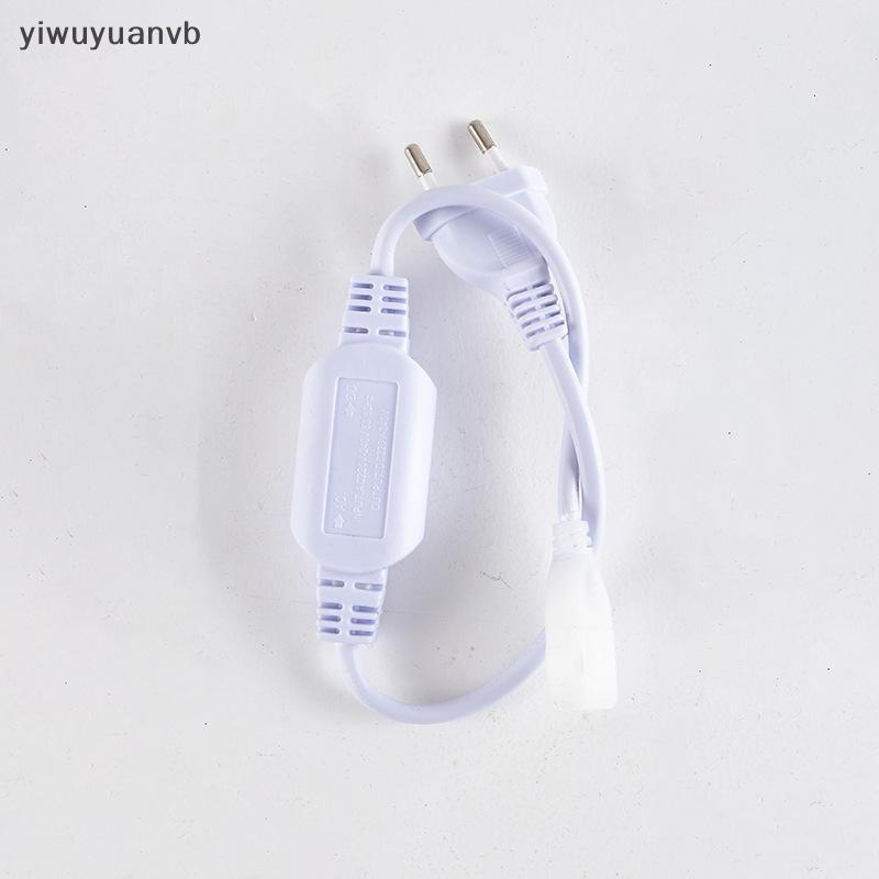 Yiwuyuanvb] ไฟกันน้ํา 220V คุณภาพสูงพร้อมปลั๊ก COB LED Strip ปลั๊กอุปกรณ์เสริมแถบไฟแรงดันสูงใหม่