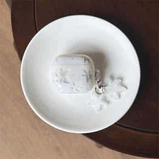 สีขาวลูกไม้ Lily ดอกไม้ดอกไม้โปร่งใสหูฟังสําหรับ AirPods 4 1 2 3 Pro Pro3 AirPod Pro2 นุ่มฝาครอบป้องกันแขวนพวงกุญแจ funda