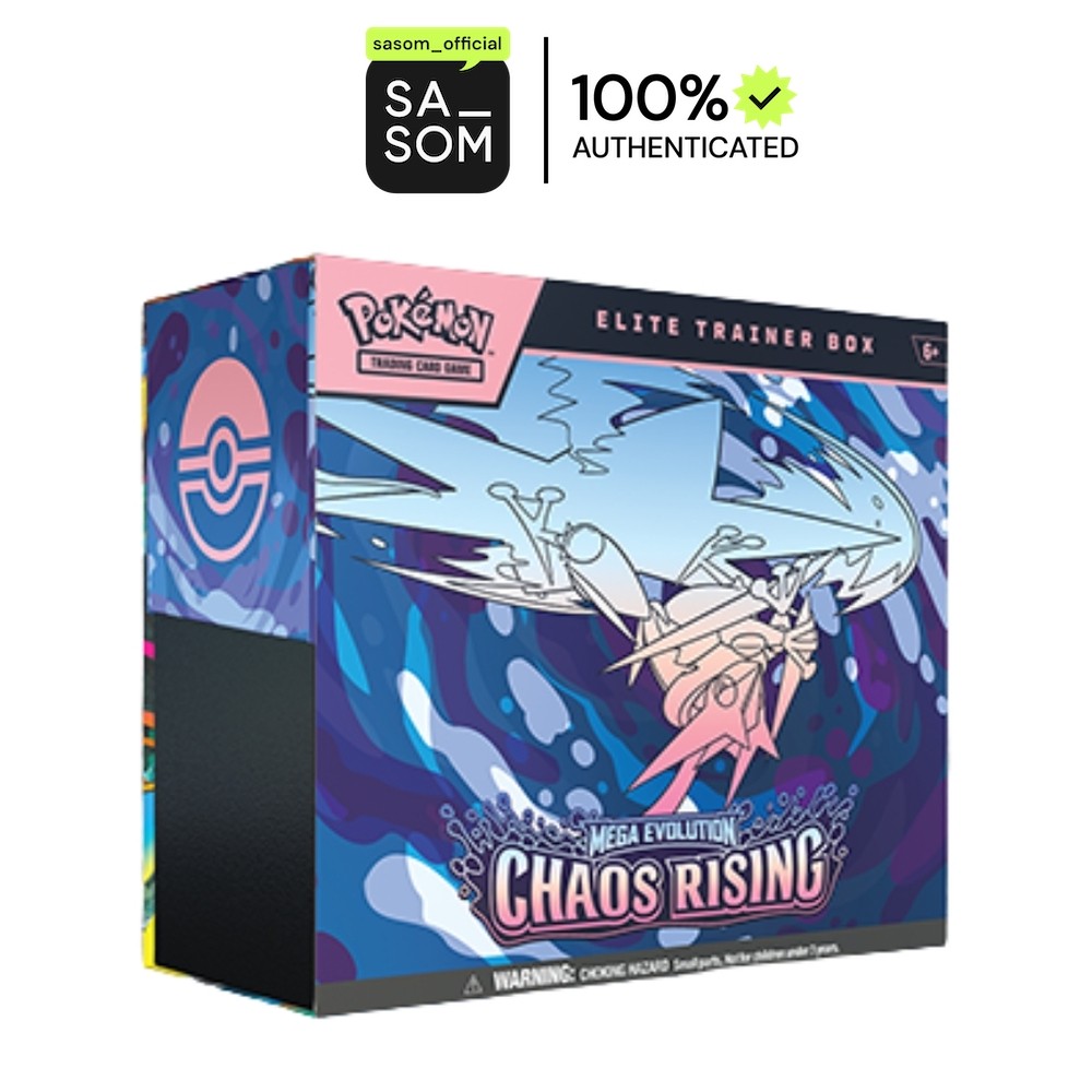 Pokemon Mega Evolution "Chaos Rising" Elite Trainer Box (EN) | ของแท้ ตรวจสอบโดย SASOM