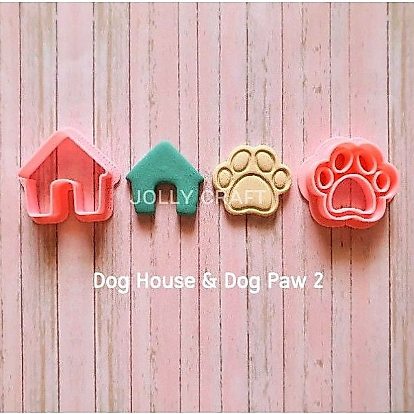 ที่ตัดคุกกี้ DOG HOUSE & DOG PAW 2 (เลือก 1 เดือน)