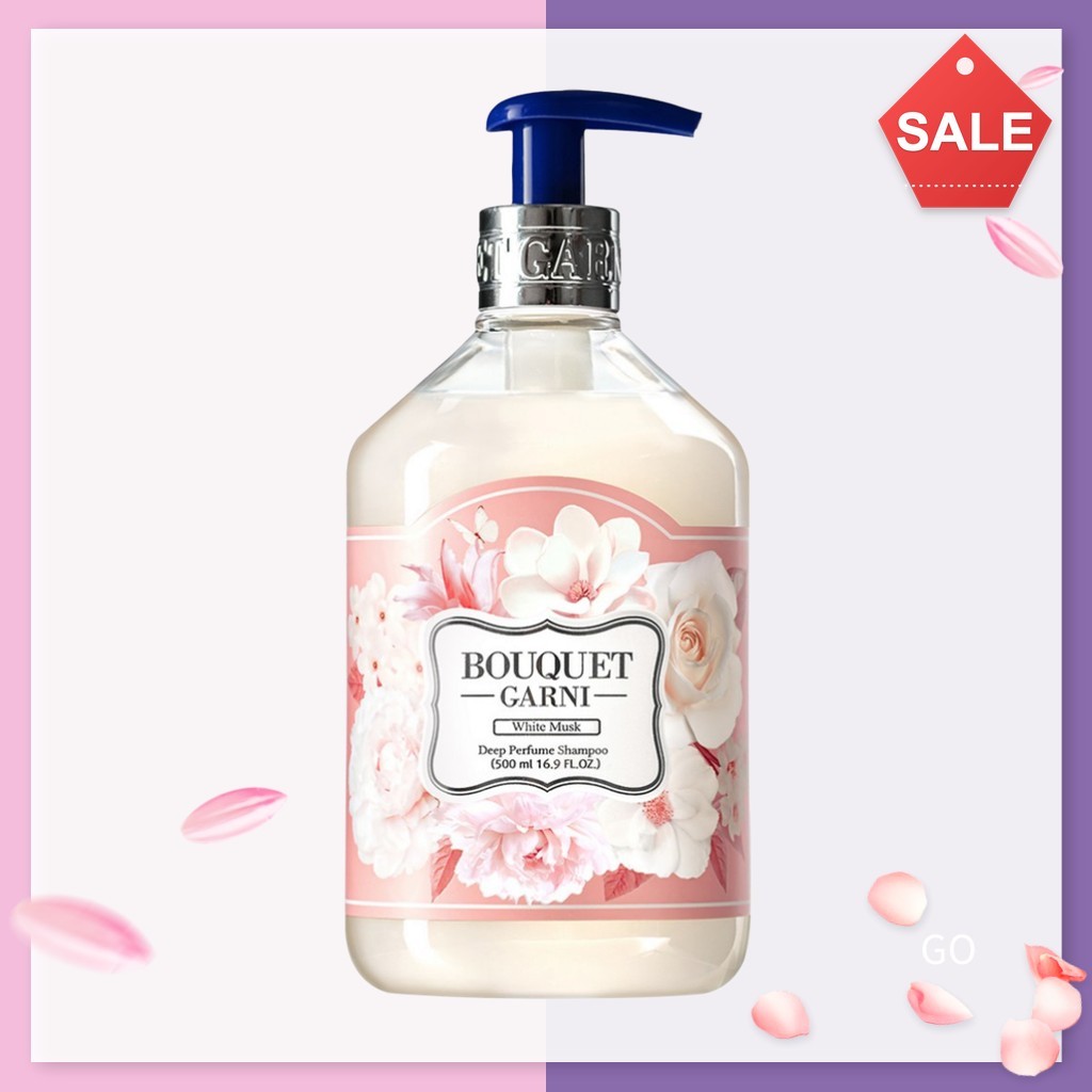 [bouquet garni] Deep Perfume Shampoo, White Musk, 500ml, 1 ชิ้น / แชมพูเกาหลี / กลิ่น White Musk by 