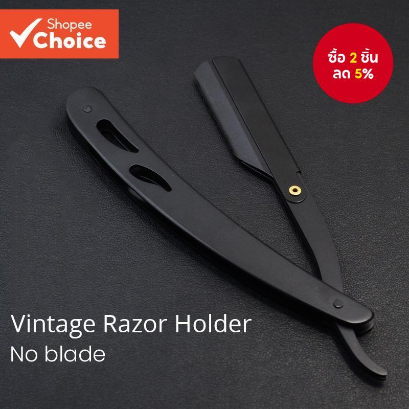 สีสัน Professional Manual Shaver Straight Edge Stainless Steel Sharp Barber Razor พับโกน Beard Cutter