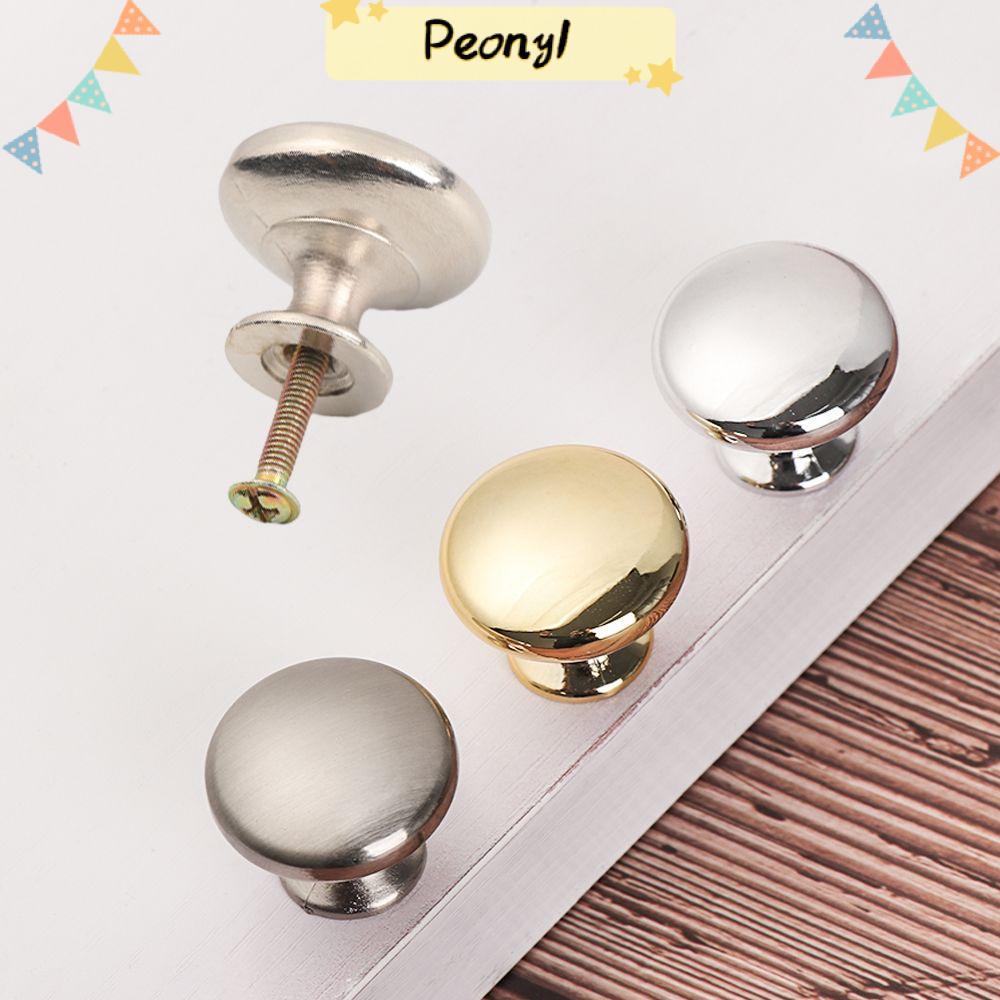 PEONY ตู้ดึงตู้ลิ้นชักทรงกลมตู้ครัว Dresser มือจับประตูย้อนยุค