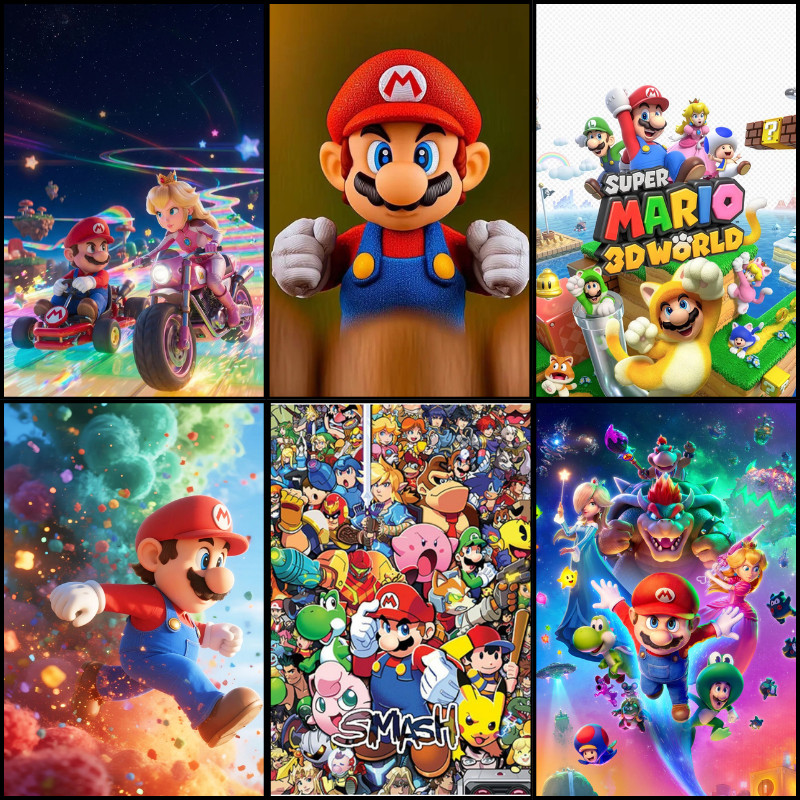 【Mario】จิ๊กซอว์ 300 ชิ้น จิ๊กซอว์ 500 ชิ้น จิ๊กซอว์ 1000 จิ๊ก jigsaw puzzle จิ๊กซอว์ไม้  ตัวต่อจิ๊กซอว์ 66