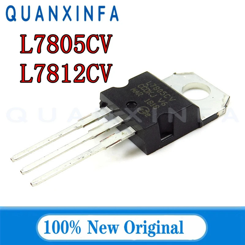 10PCS L7805CV L7812CV TO220 L7805 L7812 ในสต็อก WHO5
