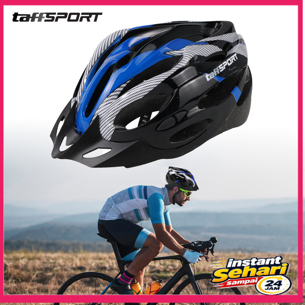 AffSPORT Aerodynamic EPS Foam หมวกกันน็อคจักรยานผู้ใหญ่ 21 ช่องระบายอากาศ - X10 - OMSE1MBL